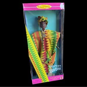 Ghanian Barbie - 1996 - Dolls of the World Collection - New In Box